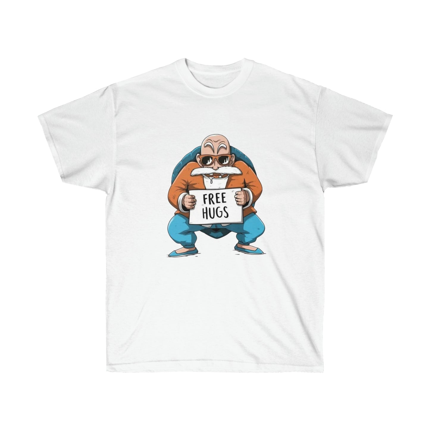 tee shirt tortue géniale blanc