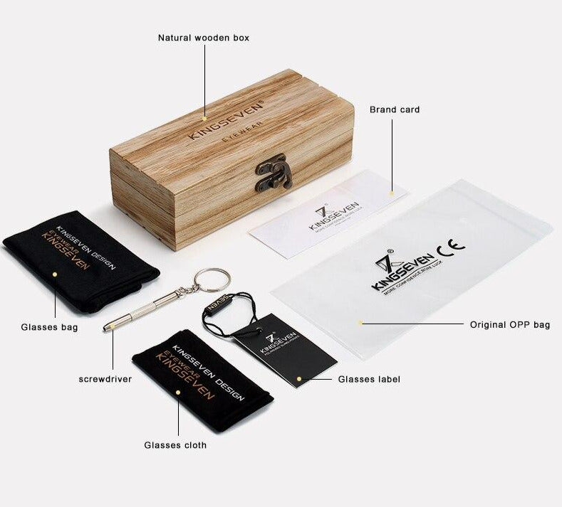 LUNETTES DE SOLEIL KS7 - Lunettes Solaire Wood - iONiQ SHOP