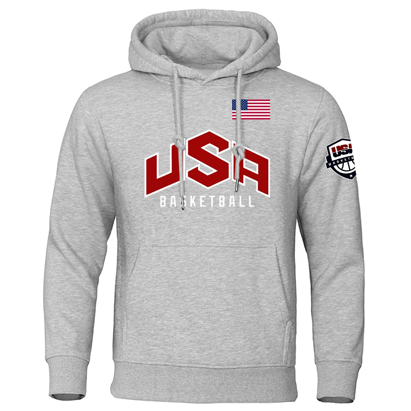 Sweat USA Basketball gris clair