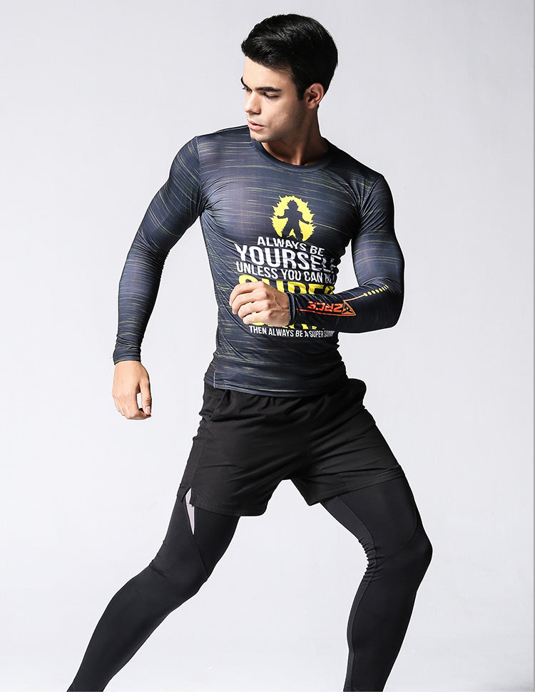 T-Shirt Compression Dragon Ball Z Musculation Super Saiyan Fitness - iONiQ SHOP