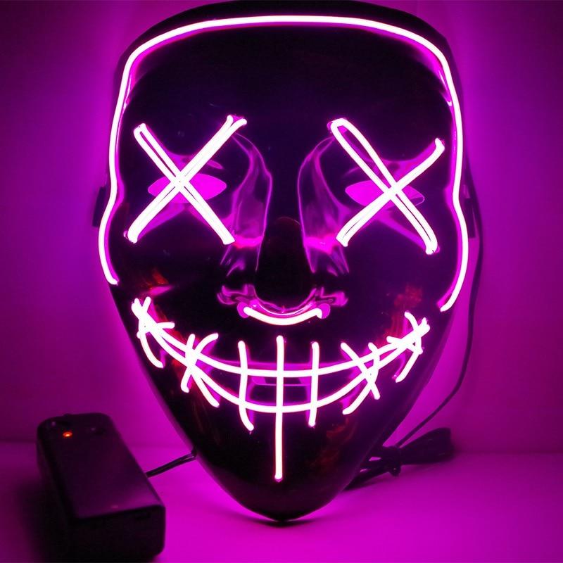 Masque Halloween LED - Tête de Mort Lumineuse – IONIQ SHOP