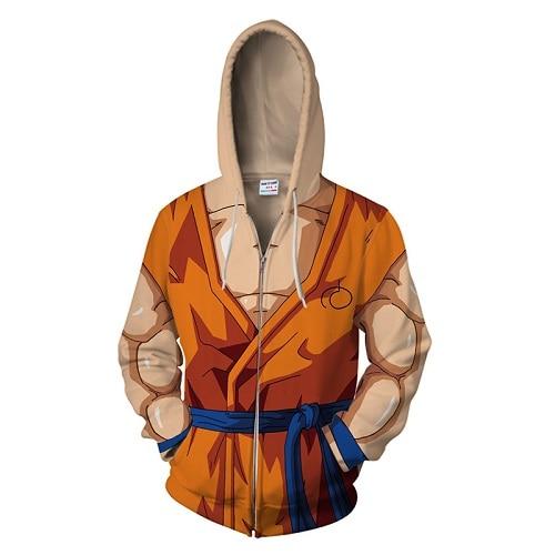 sweatshirt capuche goku dbz