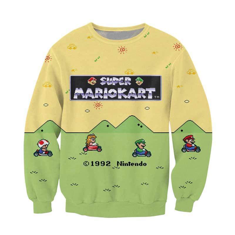 Sweat Mario Kart sans Capuche