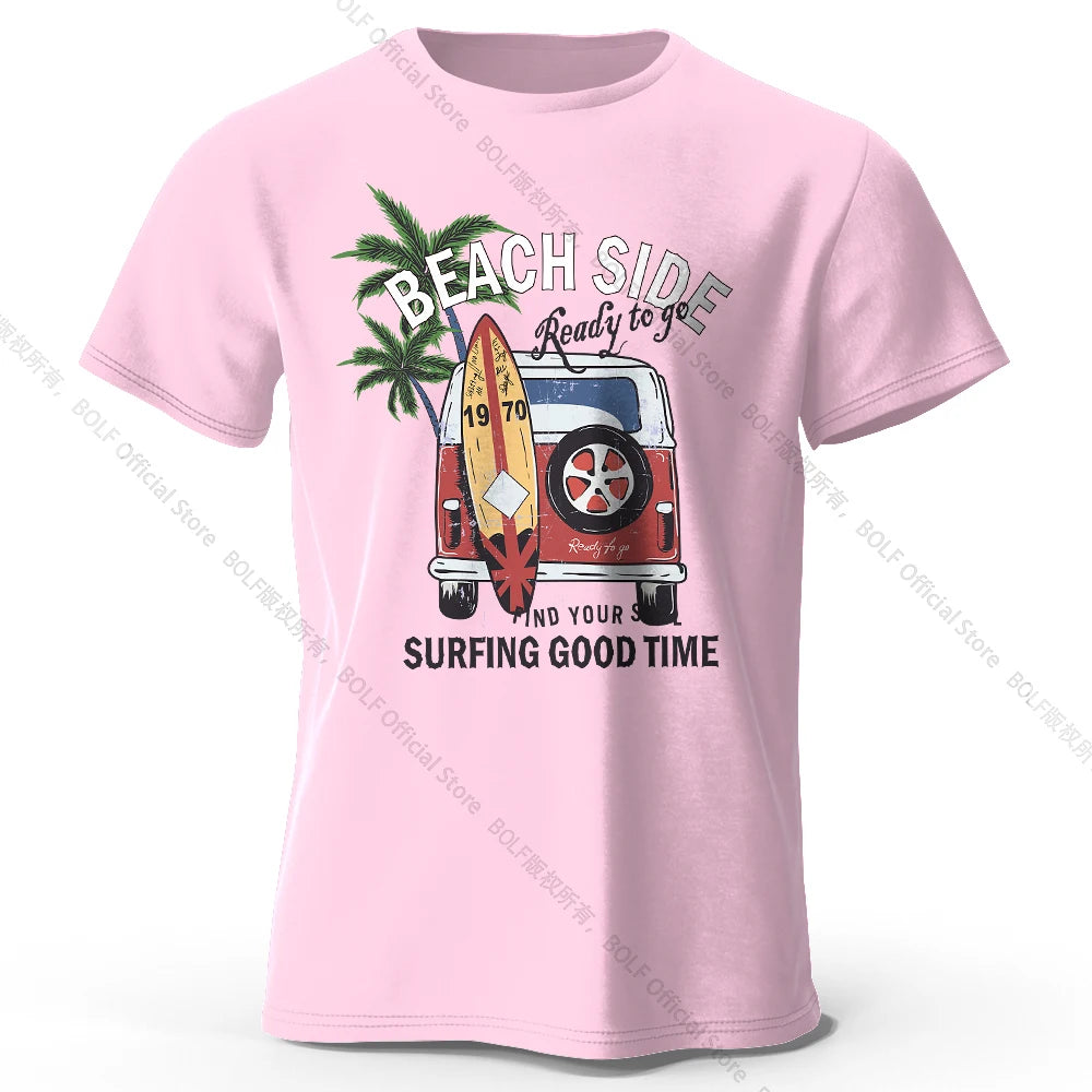T-Shirt Vintage Beach Side
