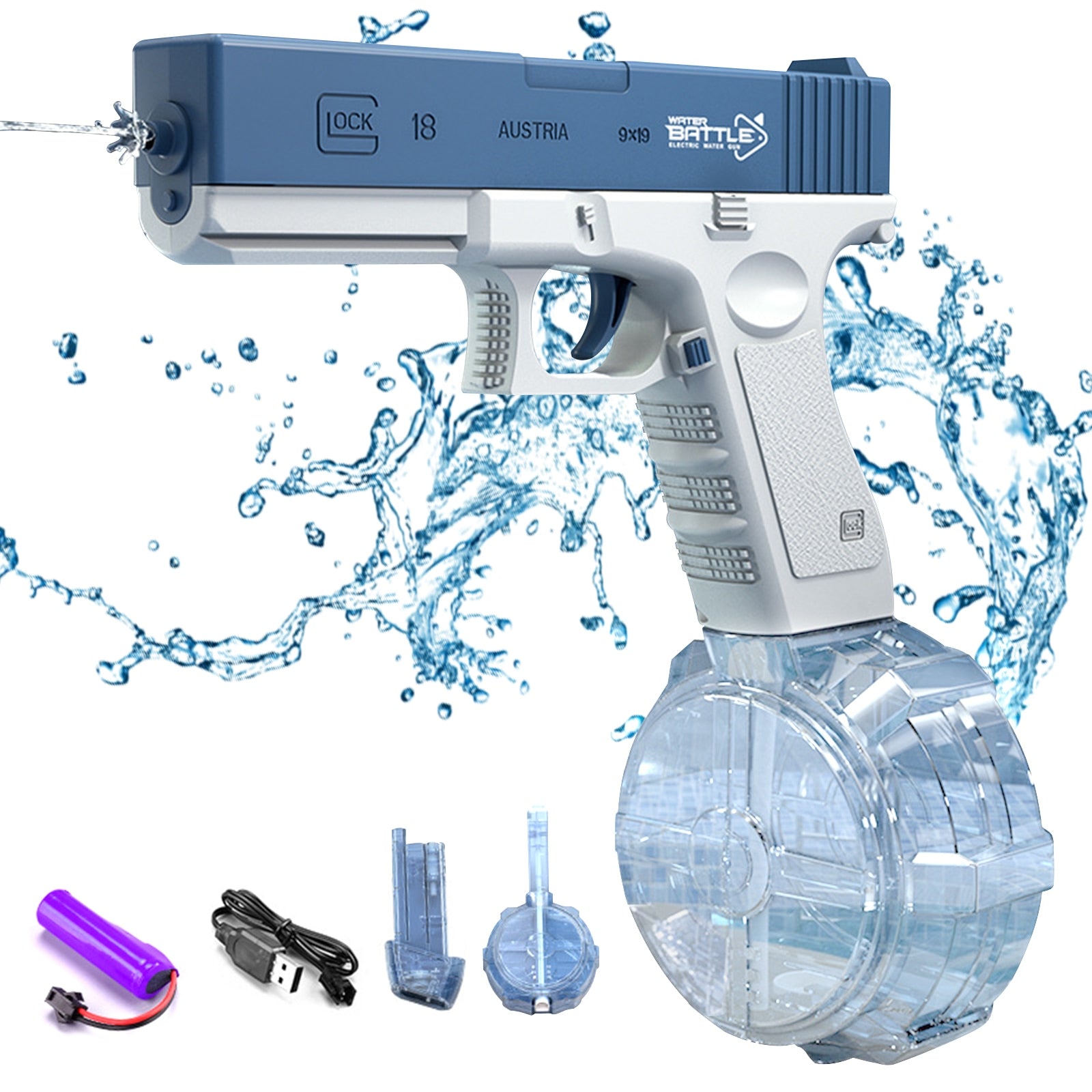 Pistolet à eau électrique pour adultes Pistolets à eau