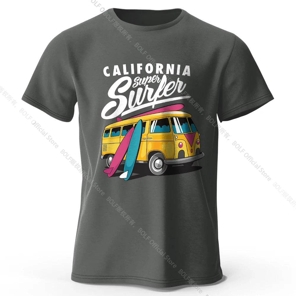 T-Shirt Vintage California Surfer
