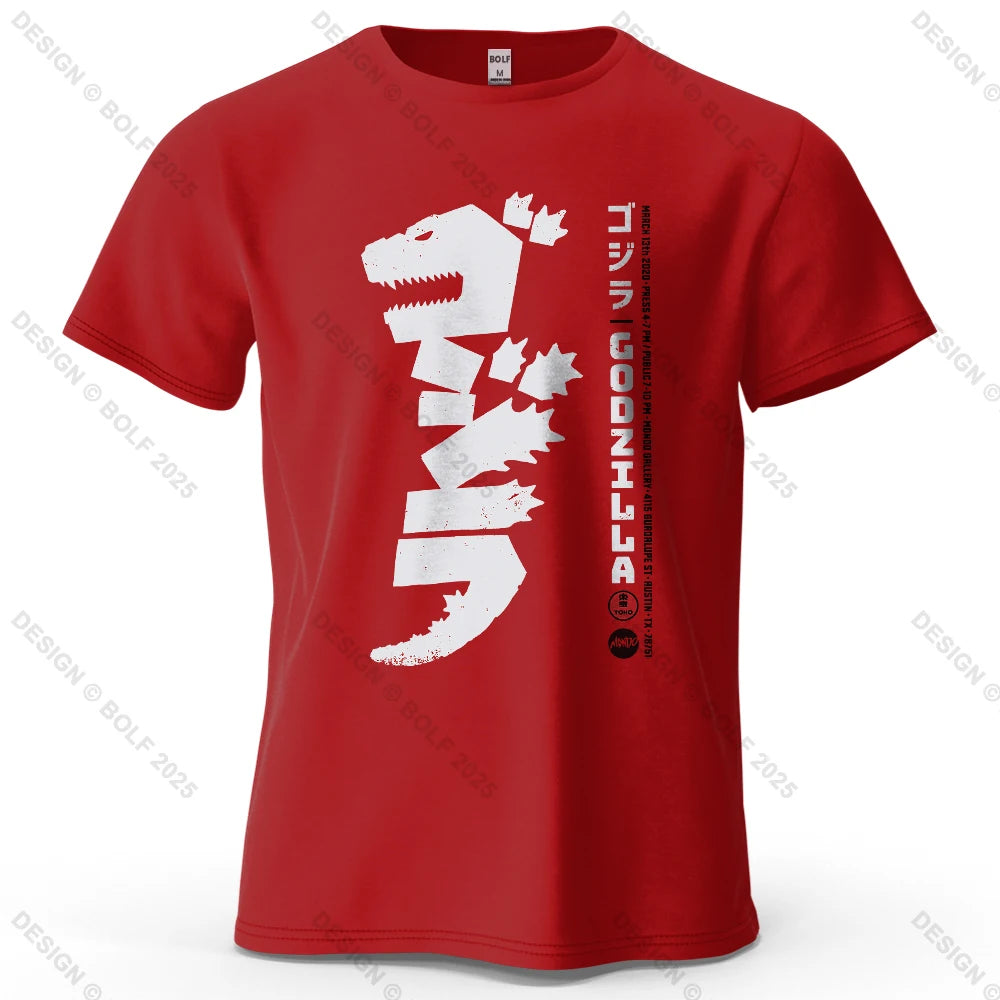T-Shirt Godzilla Harajuku