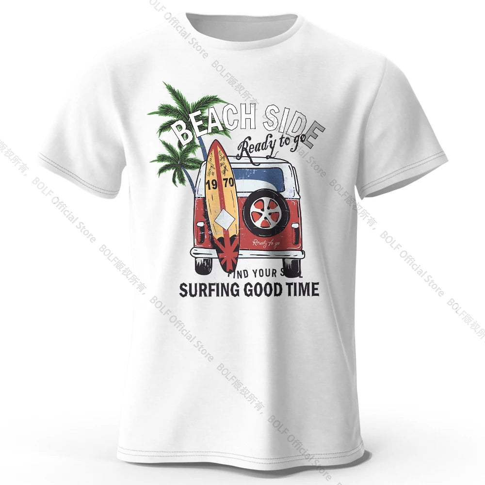 T-Shirt Vintage Beach Side