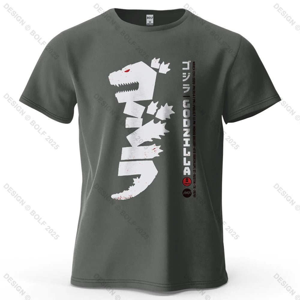 T-Shirt Godzilla Harajuku