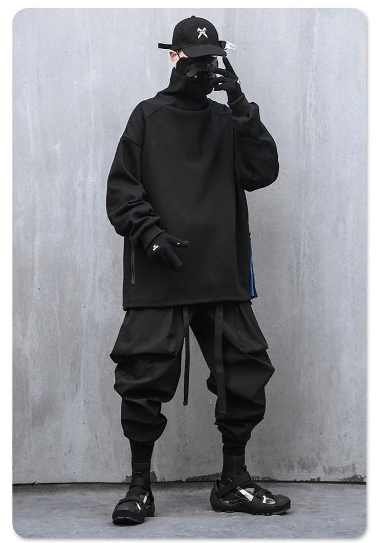 streetwear techwear noir ninja