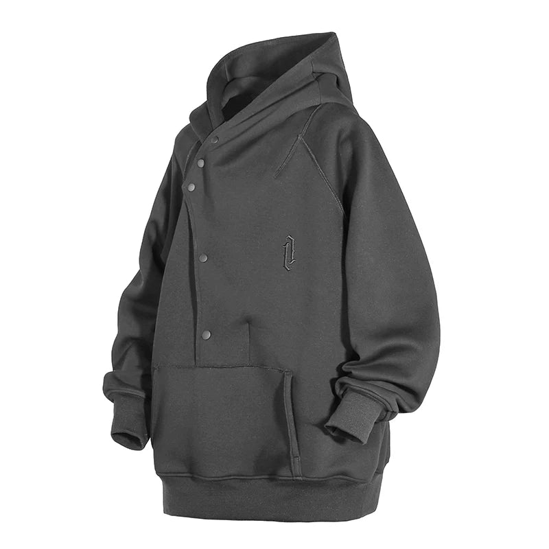 hoodie techwear gris