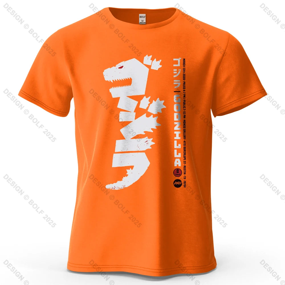 T-Shirt Godzilla Harajuku