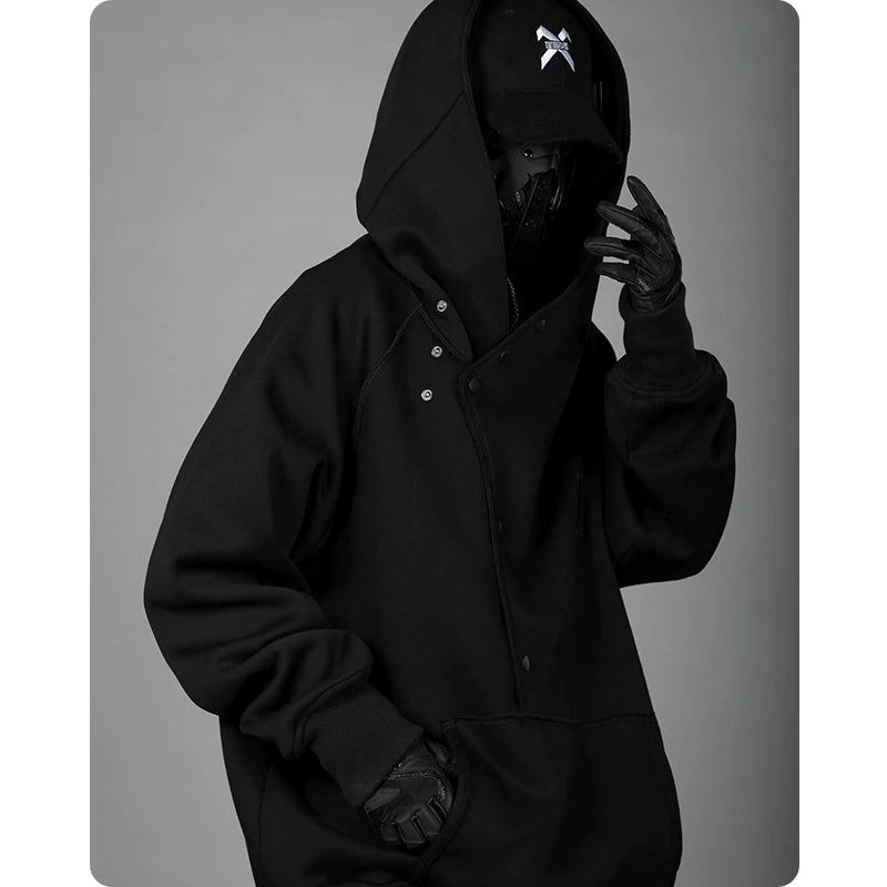 hoodie techwear noir