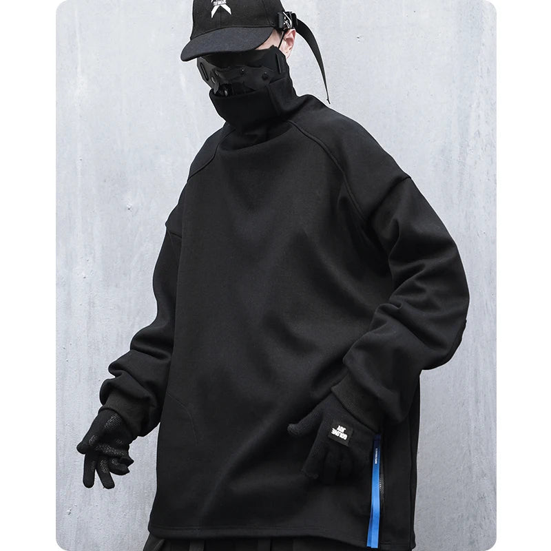 streetwear techwear noir oversize
