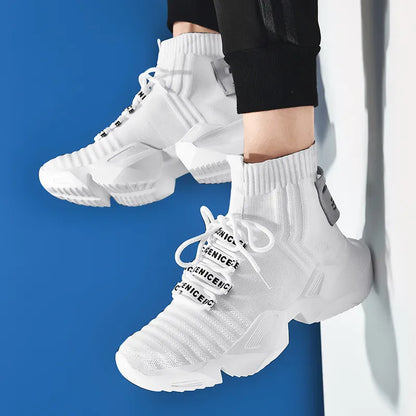 chaussures streetwear blanc