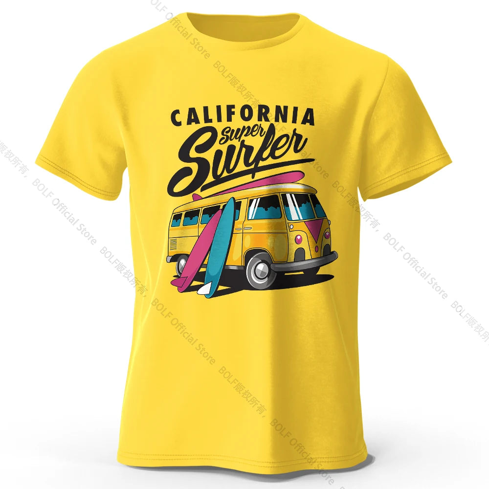 T-Shirt Vintage California Surfer