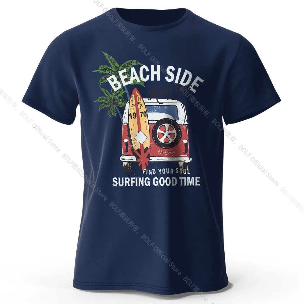T-Shirt Vintage Beach Side