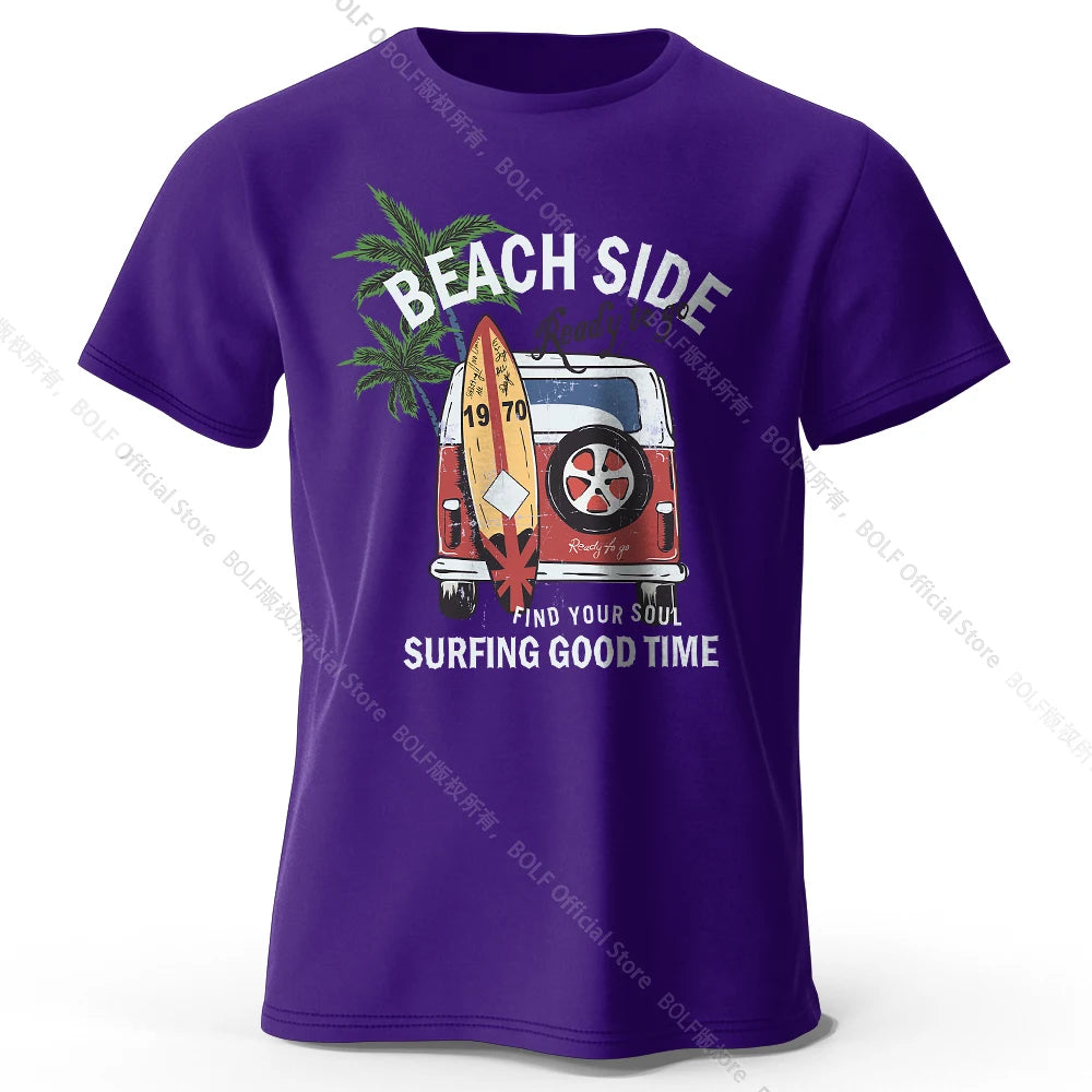 T-Shirt Vintage Beach Side