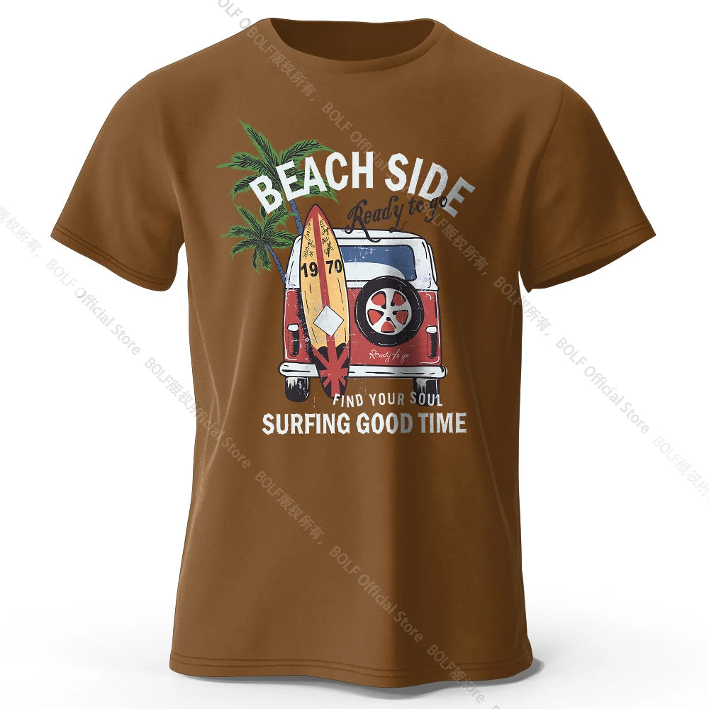 T-Shirt Vintage Beach Side