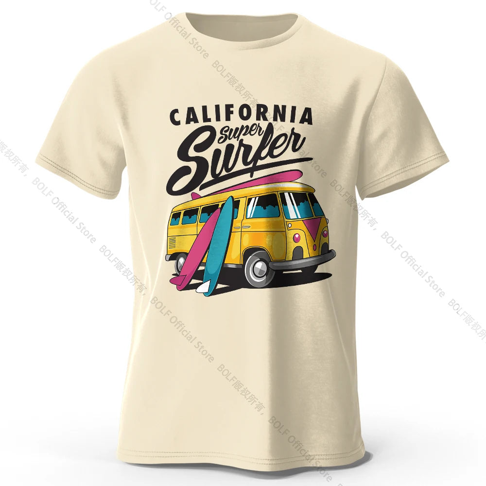 T-Shirt Vintage California Surfer