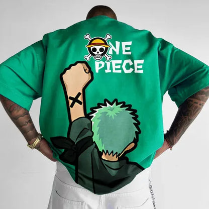 t-shirt one piece vert