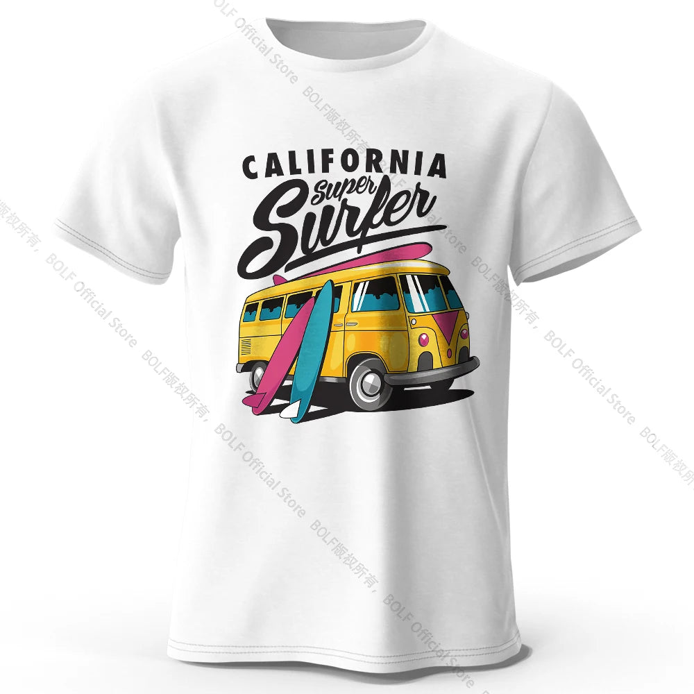 T-Shirt Vintage California Surfer