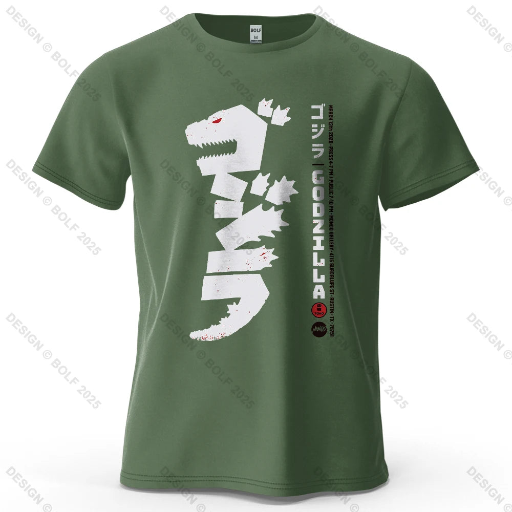 T-Shirt Godzilla Harajuku