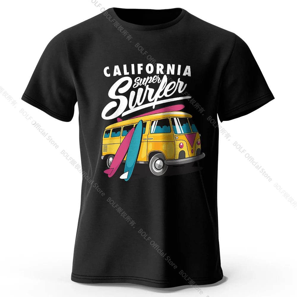 T-Shirt Vintage California Surfer