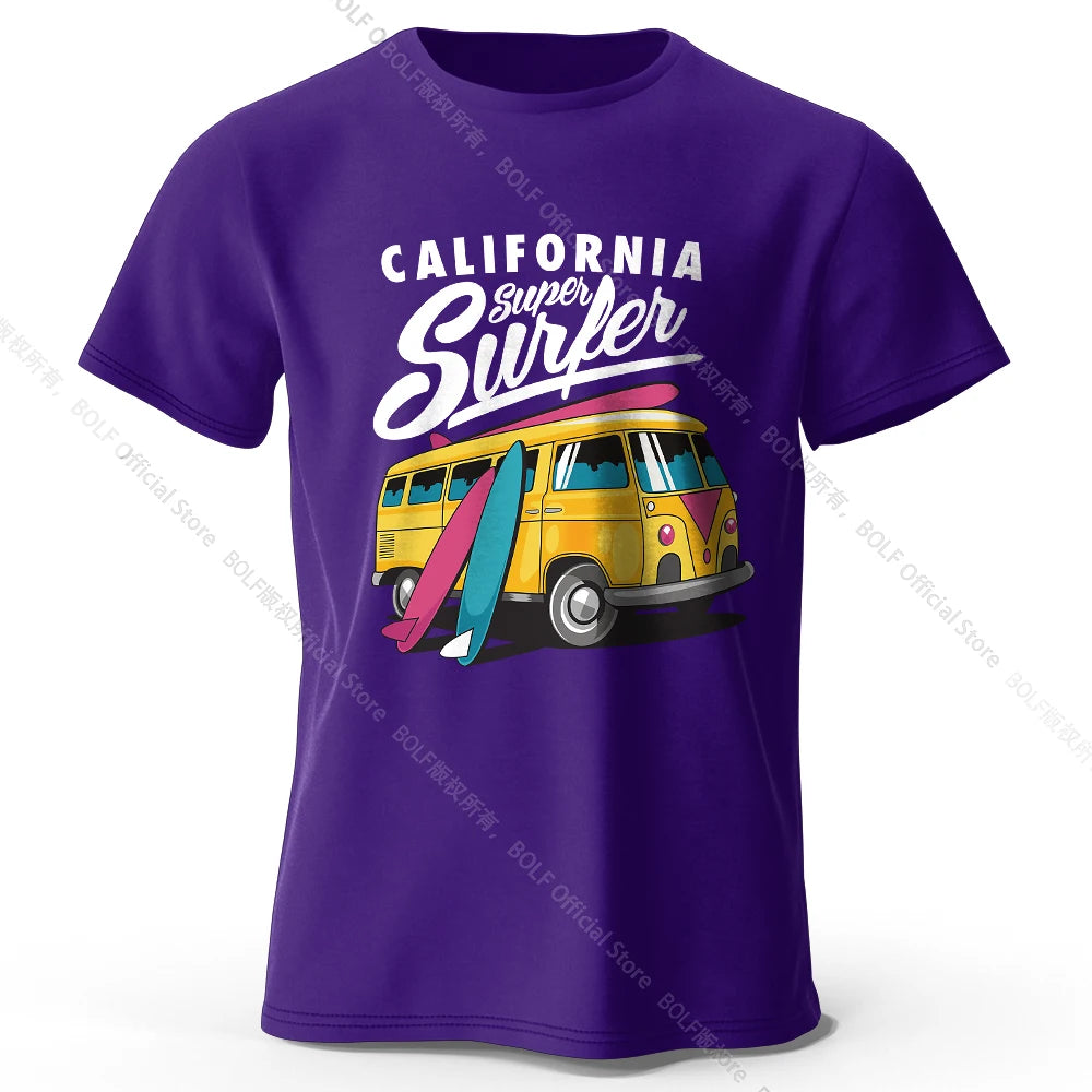T-Shirt Vintage California Surfer