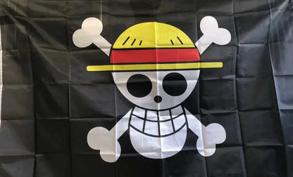drapeau one piece noir pirate
