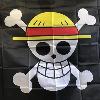 drapeau one piece noir pirate