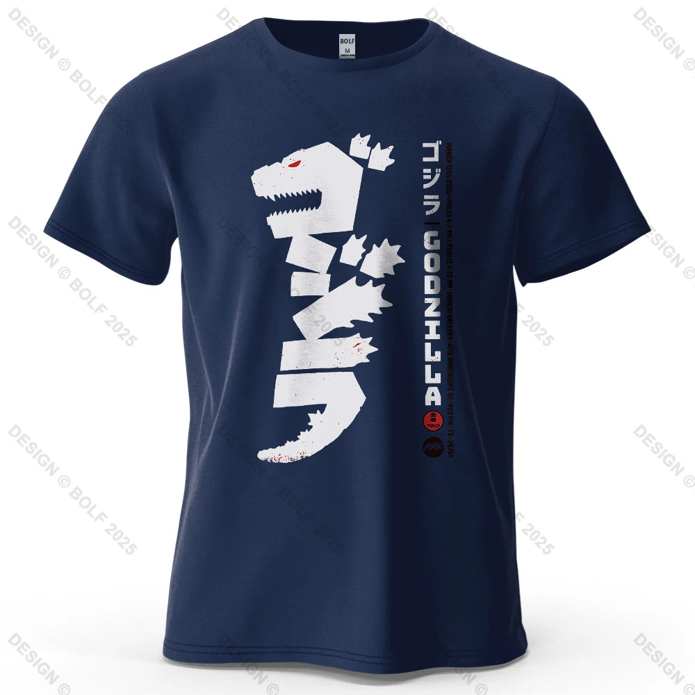T-Shirt Godzilla Harajuku