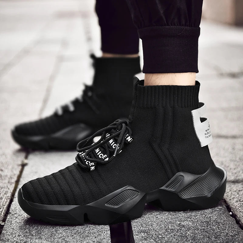 chaussures streetwear noir