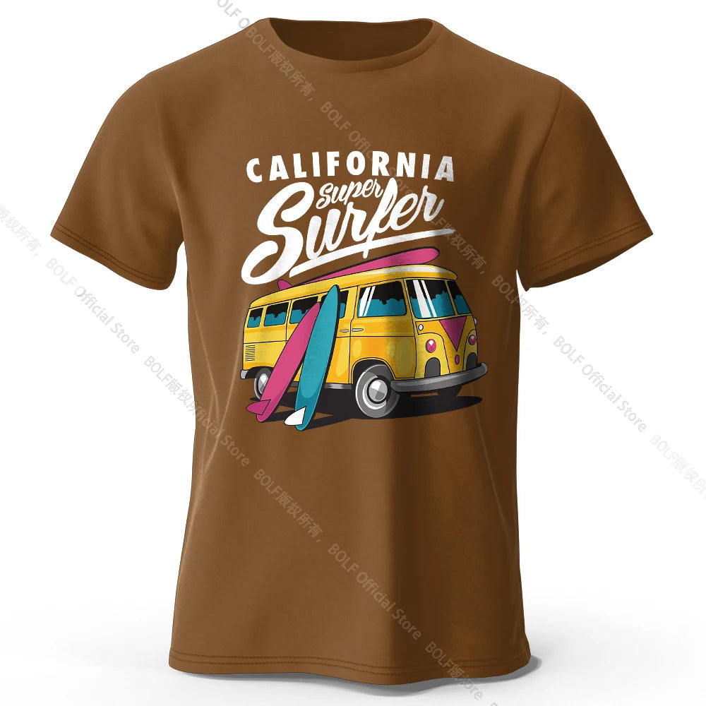 T-Shirt Vintage California Surfer