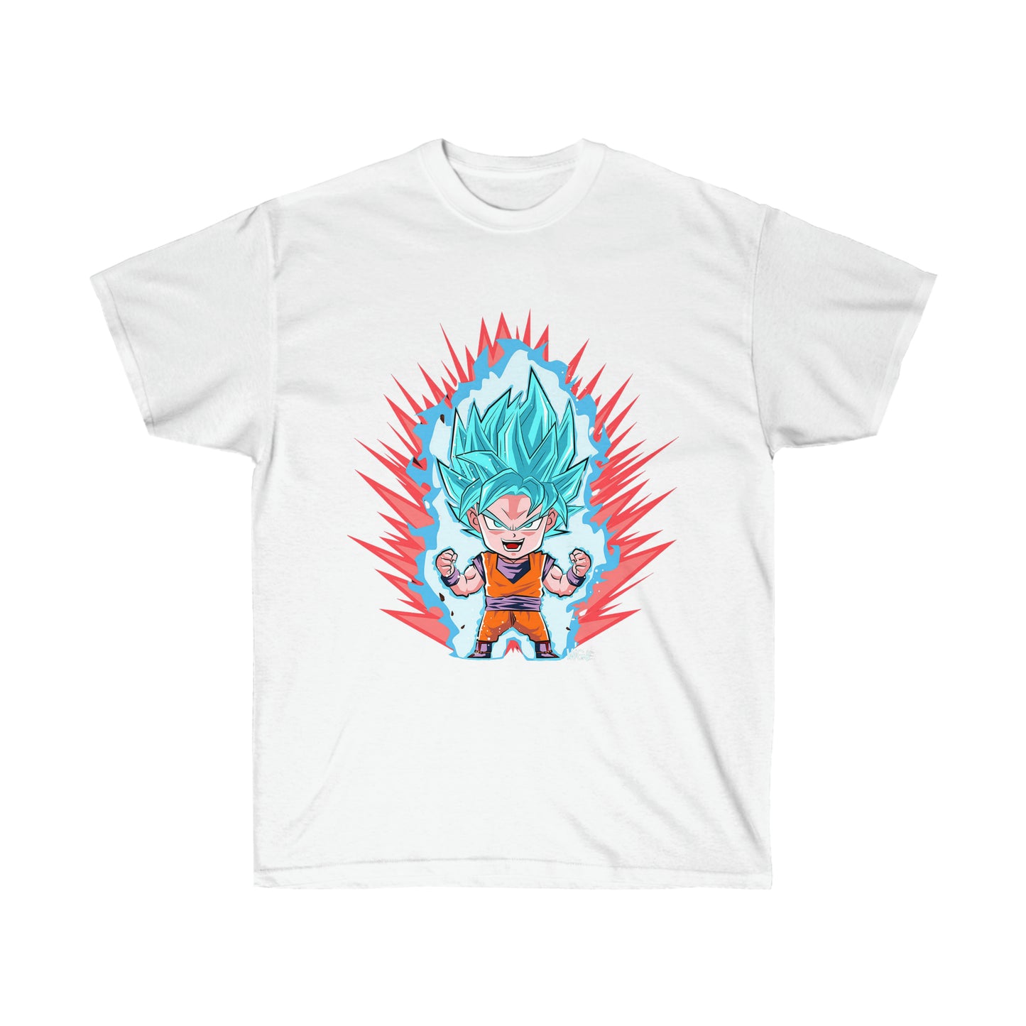 t-shirt goku blanc