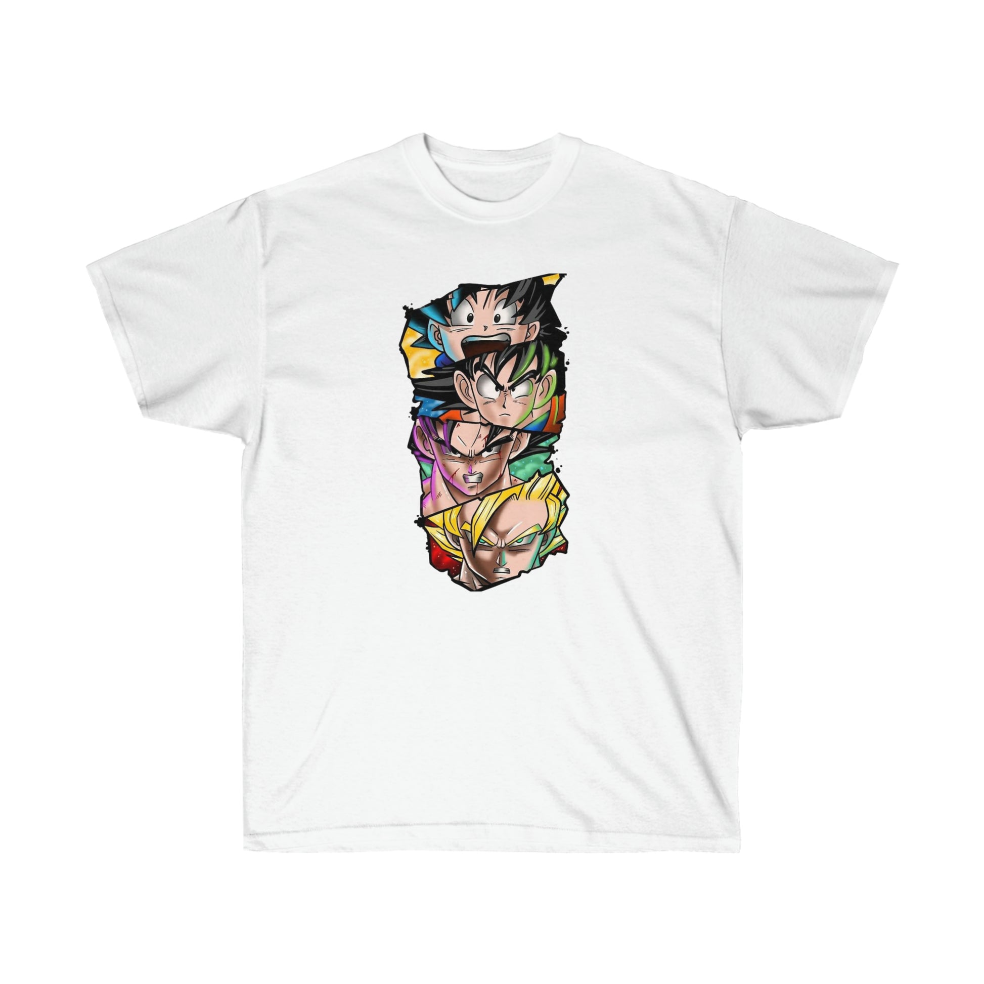 tee shirt goku blanc