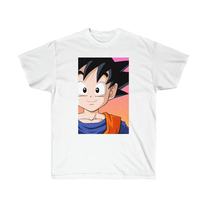 tee shirt goku blanc