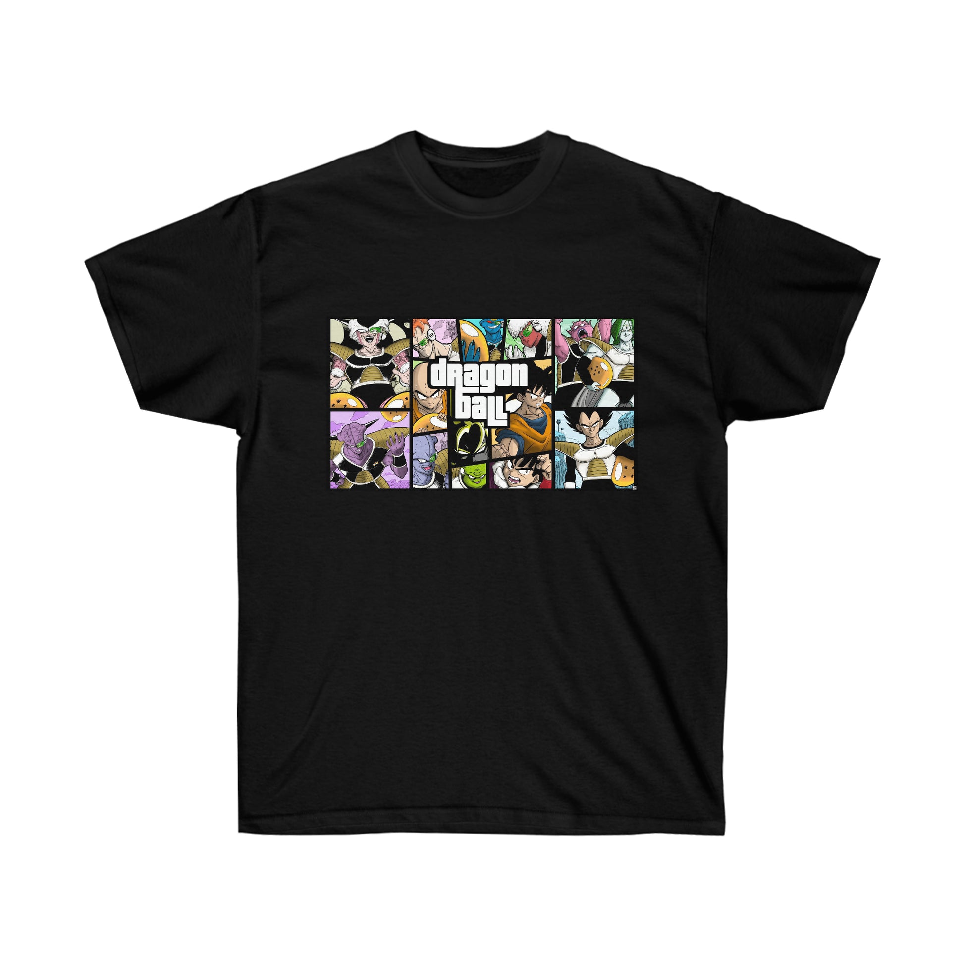 tee shirt dragon ball gta noir