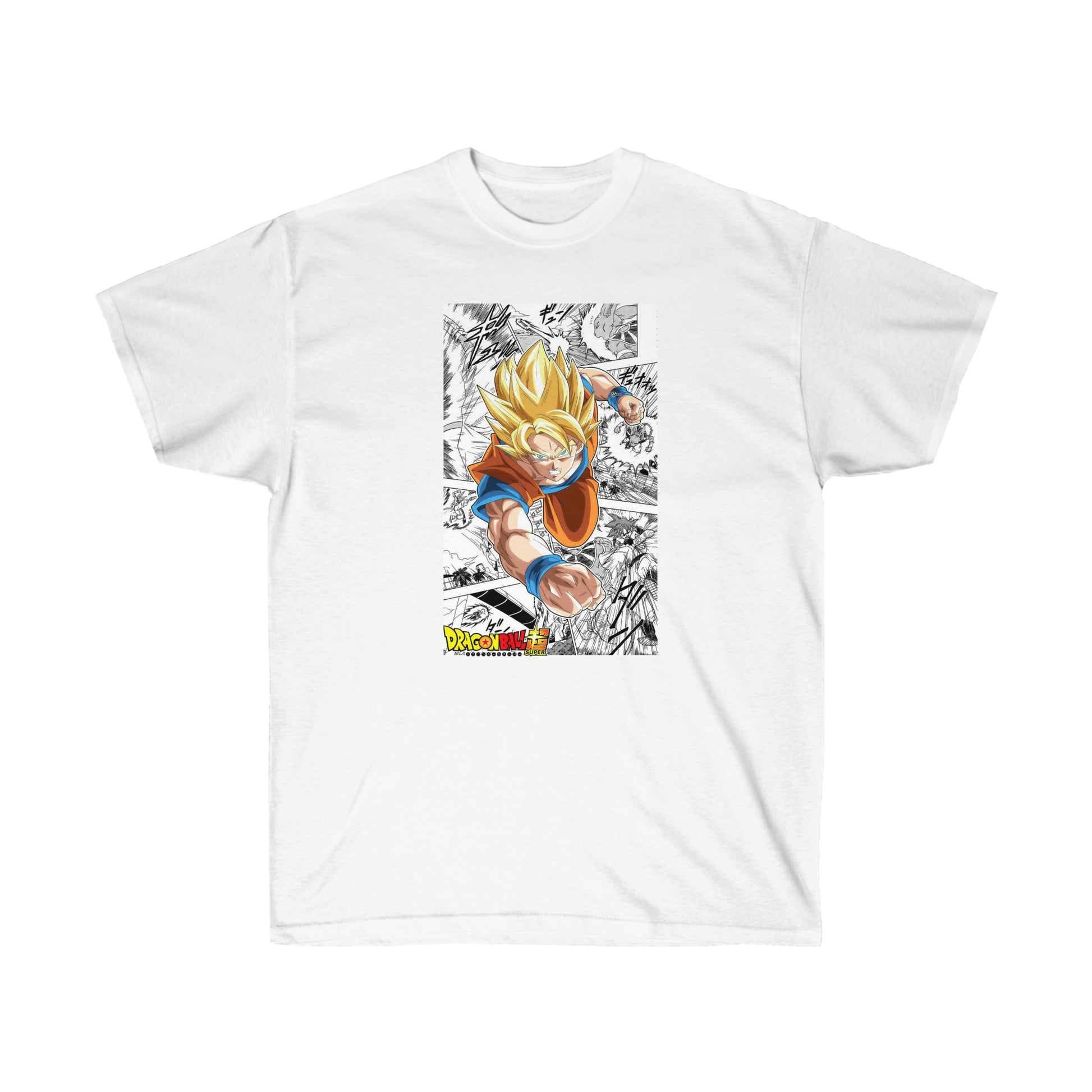 tee shirt goku blanc