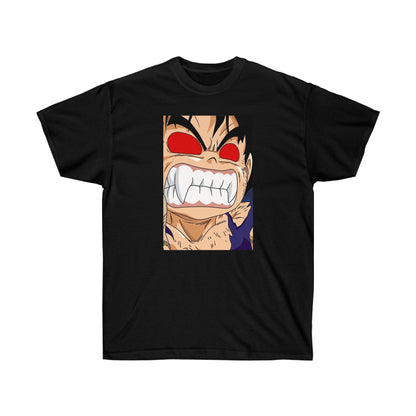 tshirt dragon ball noir goku transformation singe