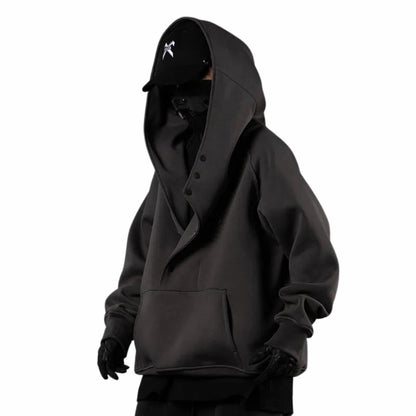 hoodie techwear kangourou