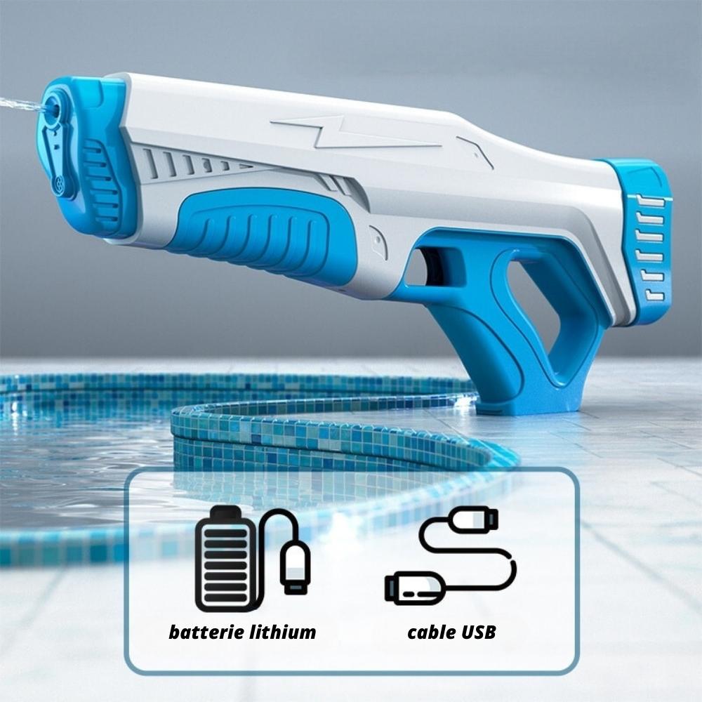 Pistolet à eau électrique AquaBlast® - Pistolet à eau automatique