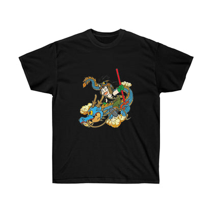 tshirt noir dragon ball shenron goku