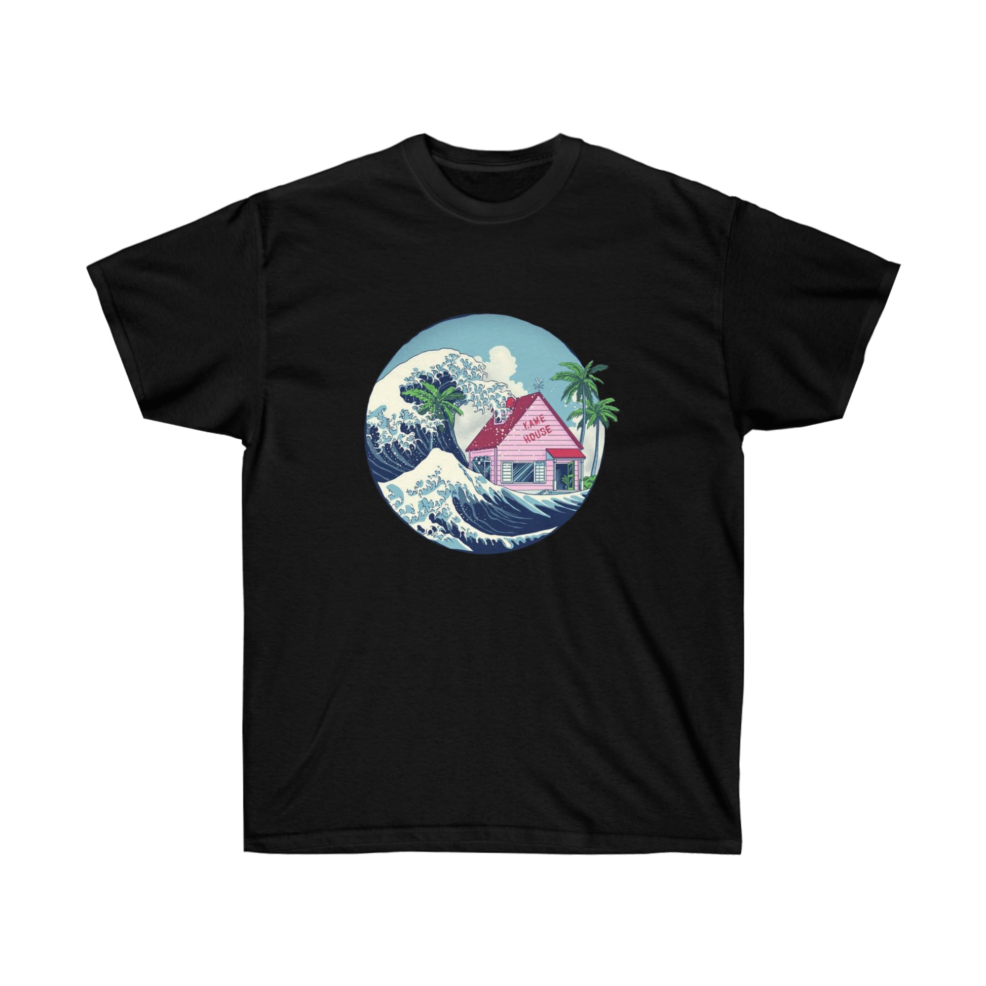 t-shirt dragon ball noir kame house