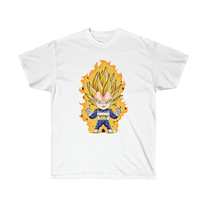 tee shirt vegeta blanc