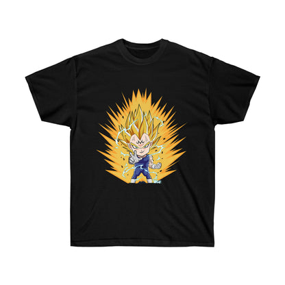 T-Shirt Dragon Ball - Vegeta Majin Cheveux Jaune