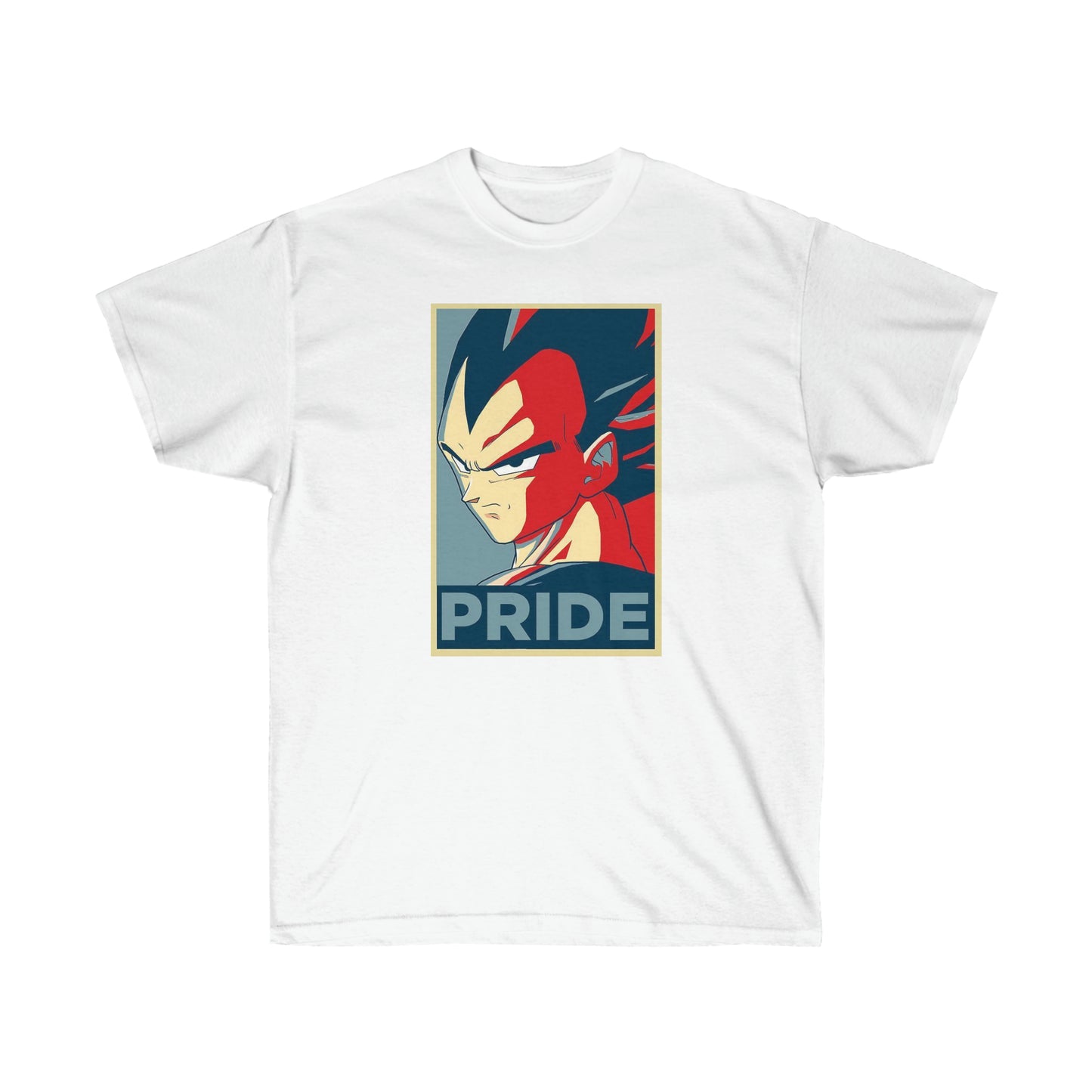 tee shirt blanc vegeta