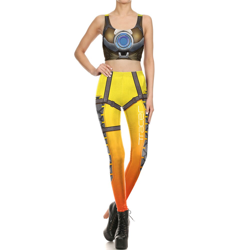 VIP FASHION 2019 Hot Sale Women Running Fitness Pants For Ladies 3D Printed Game Pattern Design Sexy Women Cosplay Leggings - iONiQ SHOP