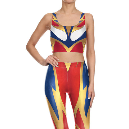 VIP FASHION 2019 New Arrivals Women Fitness Pants For Ladies 3D Printed Super Man War Service Pattern Design Sexy Cosplay Leggin - iONiQ SHOP