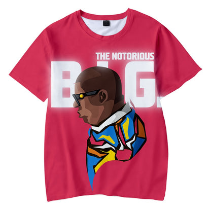 T-shirt Biggie Small The Notorious BIG rouge
